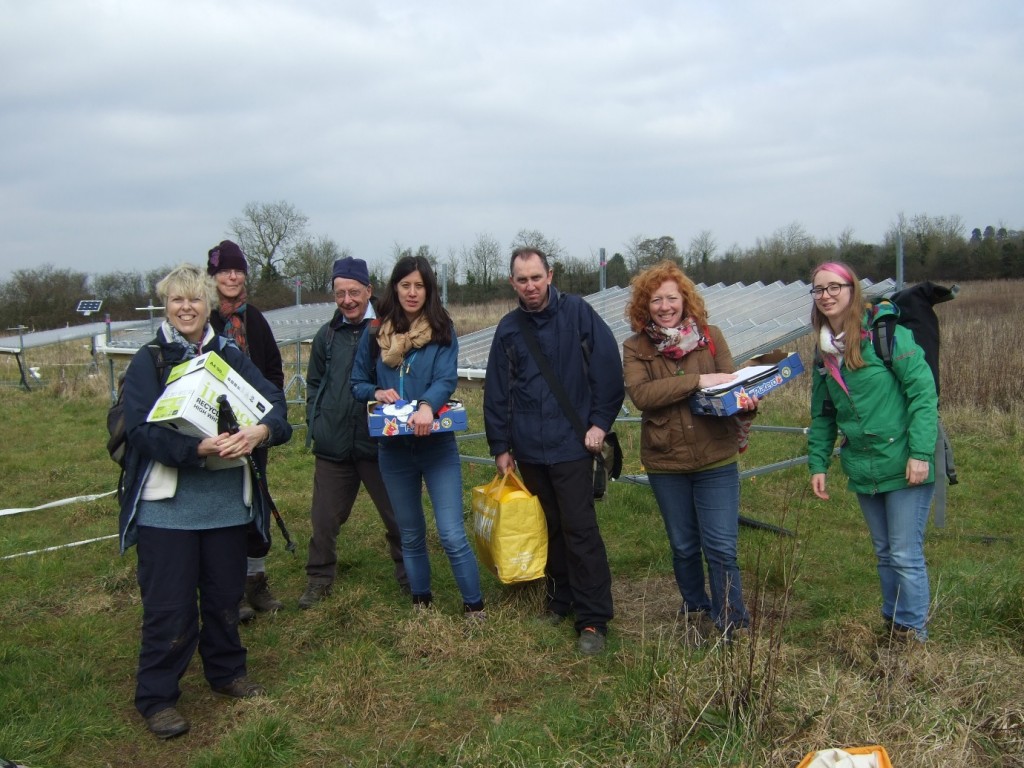 British Science week visitors learning about the importance of UK grasslands