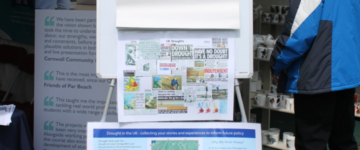 Talking about drought at the Royal Cornwall Show